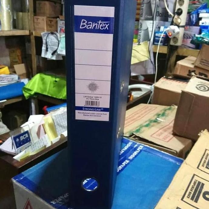 

Promo Ordner Bantex 1465 Folio Biru - 1 Karton Isi 15 Pcs