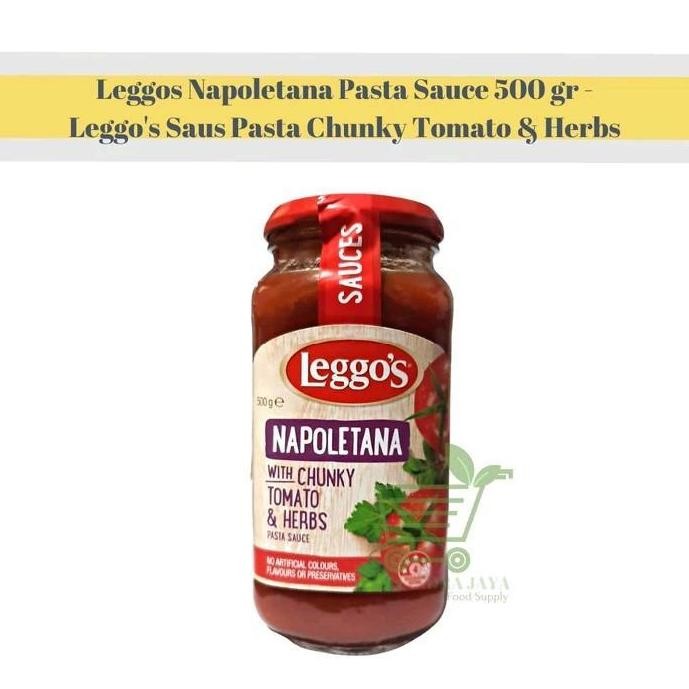 

Promo Leggos Napoletana Pasta Sauce 500Gr Saus Pasta Tomat Premium Shopee