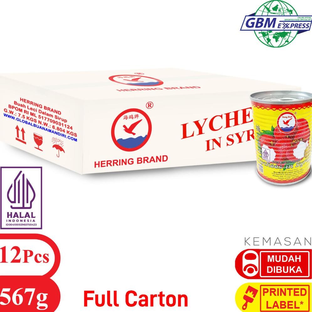 

Herring Nd Full Carton Canned Lychee In Syrup 567G - 12Pcs Terbaru