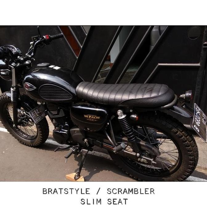 TERBARU - jok motor kawasaki w175 scrambler slim