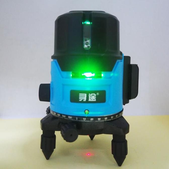 Laser Level 5 Line 6 Point Leveling Laser 5 Garis Sinar Hijau