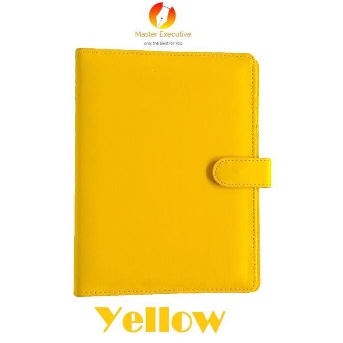 

Tersedia Binder Kulit Eksklusif A5 20 Ring Onix Kuning - Binder Kancing Kuliah Catatan