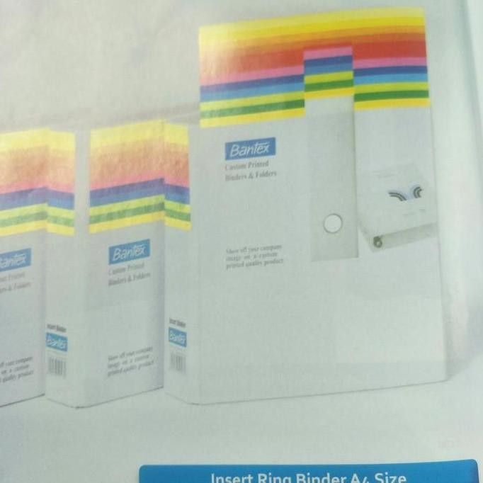 

Tersedia Insert Binder A4 3 Lubang Tebal 16mm Bantex Original