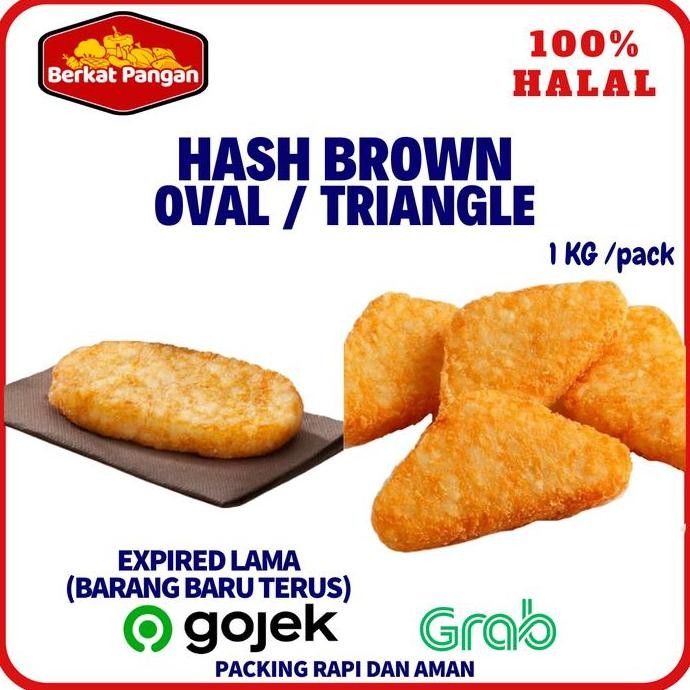 

Kentang Hash Brown Triangle 1 Kg Pasti Ori
