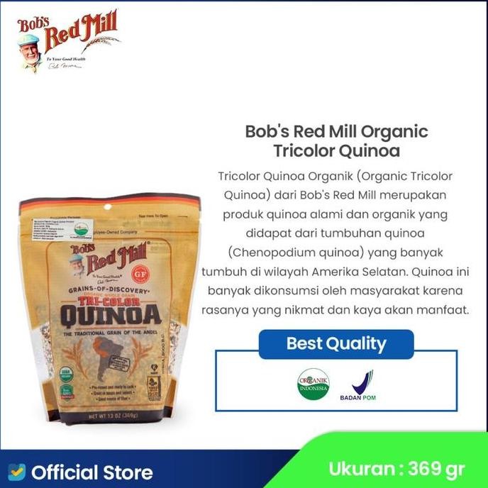 

Bob's Red Mill Tricolor Quinoa Organik 369 gr