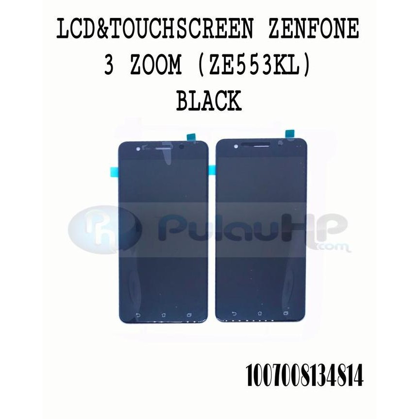LCD TOUCHSCREEN ASUS ZENFONE 3 ZOOM/ZOOMS ZE553KL BLACK MURAH
