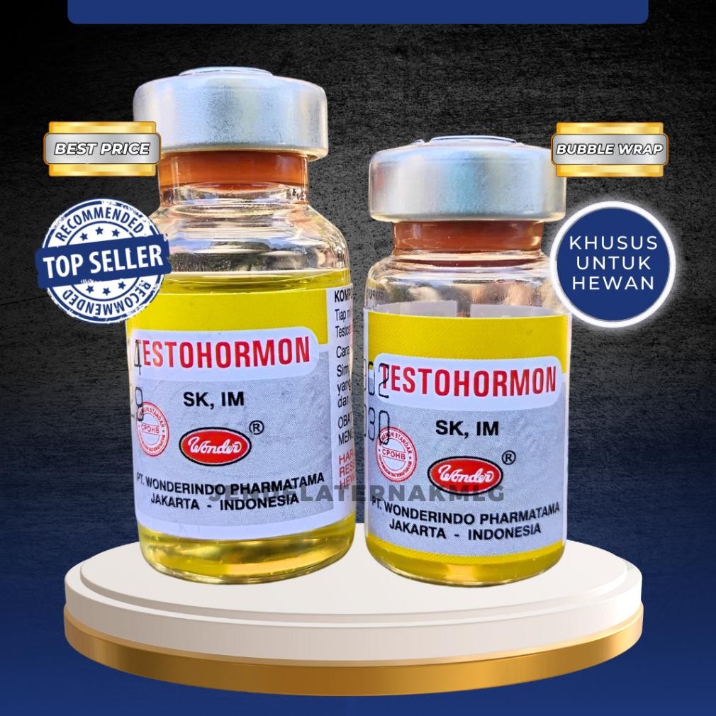TESTOHORMON 5 DAN 10 ML - Hormon Burung, Ternak, Ayam, Kelinci MURAH