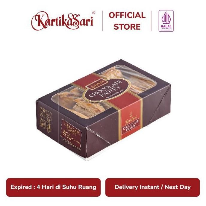 

Kartika Sari Choco Pastry Kue Coklat Lapis Pastry Khas Oleh-Oleh Bandung Stok Terbatas