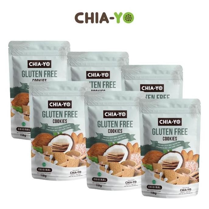 

Cookies Gluten Free Healthy 6 Pack - Camilan Diet Vegan Stok Terbatas