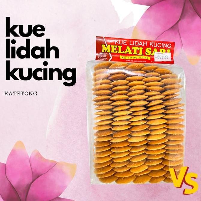 Kue Lidah Kucing Kiloan - Melati Sari Renyah Warna Warni   Stok Terbatas