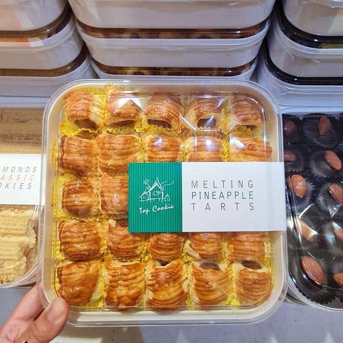 

Top Cookie Malaysia Melting Pineapple Tarts - Nastar Lumer Premium Stok Terbatas