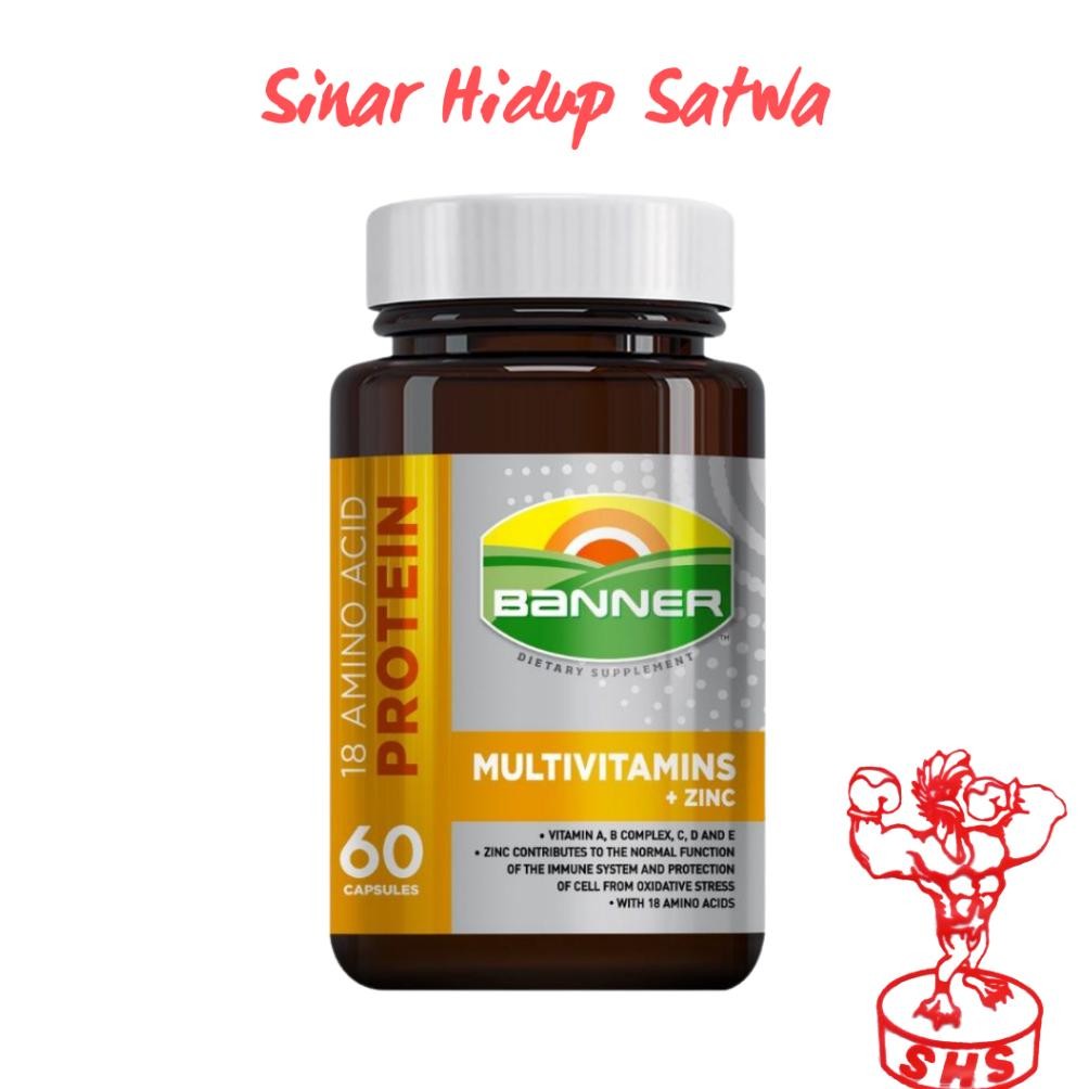 Banner Plus 60 Kapsul Vitamin Ayam Untuk Pertumbuhan Otot MURAH