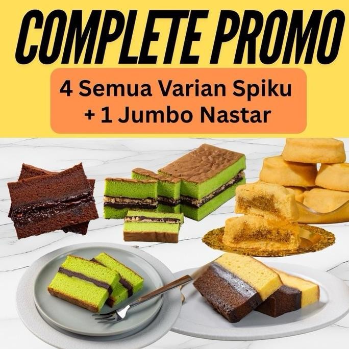 

Raja Complete Paket Spiku 4 Varian + Jumbo Nastar Stok Terbatas