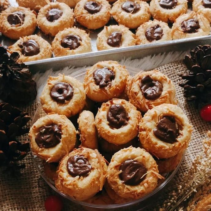 

Nutella Cheese Thumbprint 250gr - Cookies Premium Stok Terbatas