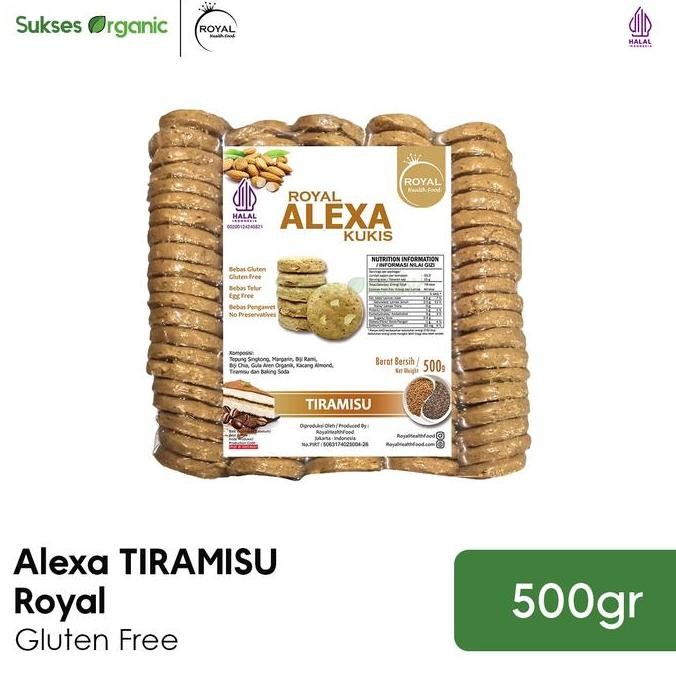 

Alexa Almond Delight Cookies Tiramisu 500gr - Kukis Gluten Free Premium Stok Terbatas