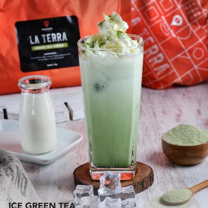 

Powder Matcha Latte Bubuk La Terra Pasti Ori