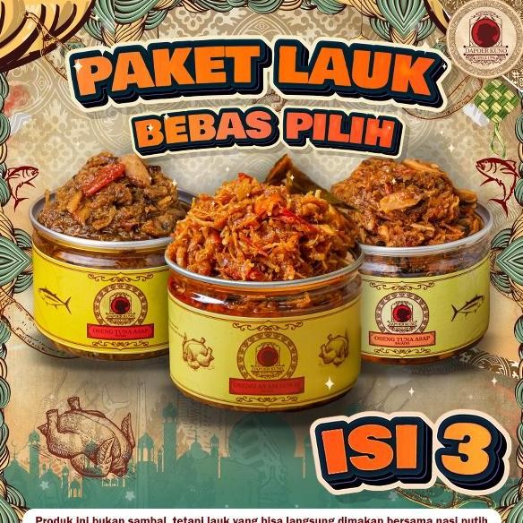 

Paket Lauk - Isi 3 Bebas Pilih Dapoer Kuno - Ayam Balado Food Sambal Terlaris