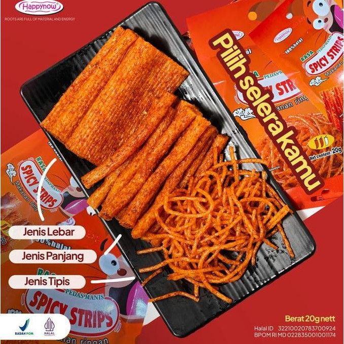 

Latio 10Pcs 20Gr Happy Now Snack Rasa Barbekyu, Pedas Manis, Dan Mix Bentuk Panjang Tidak Keras Aman Di Konsumsi Halal Dan Bpom Pasti Promo