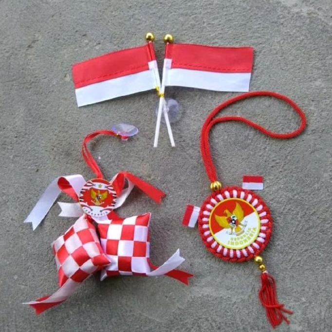 (Allthebest) 1set Acc HUT RI 17 Agustus/Acc Mobil HUT RI