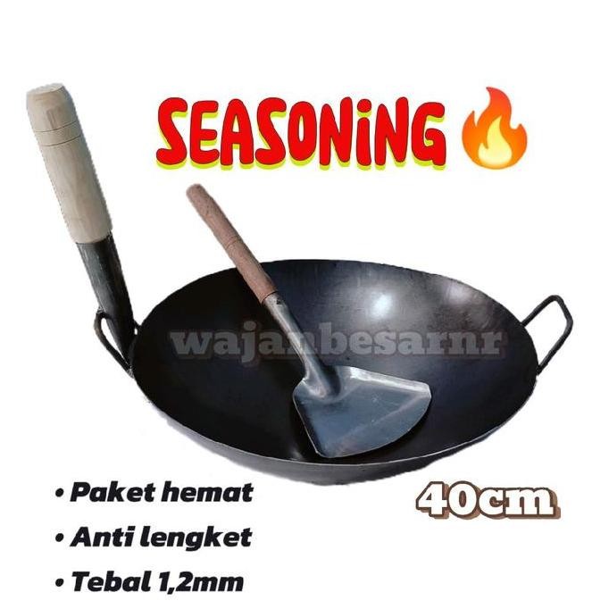 NC WAJAN BAJA WOK / WAJAN BAJA HITAM ANTI LENGEKET / WAJAN ANTI LENGKET / WAJAN BAJA HITAM / WAJAN N