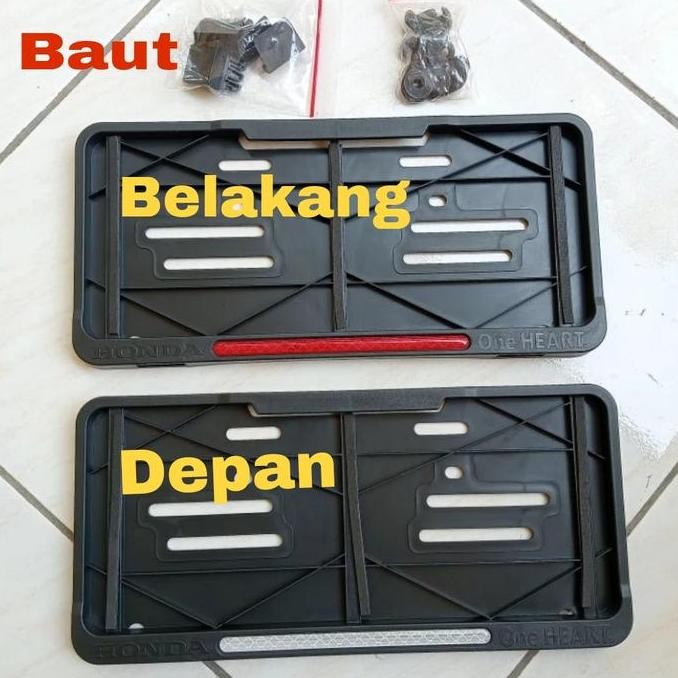 Tempat Dudukan Plat Nomor Motor Bebek Honda Blade Supra Sonic Ready