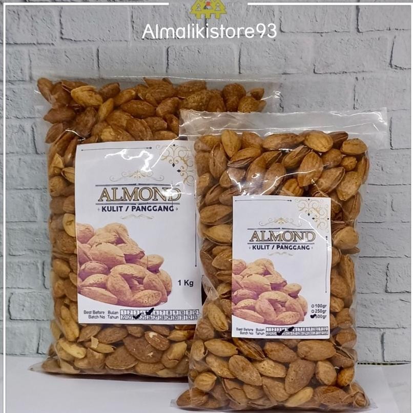 

Kacang Almond /Almond Kulit(Panggang)_1Kg Oleh" Haji & Umroh