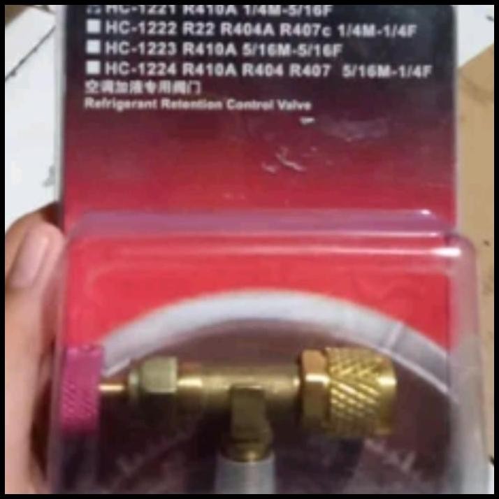 Charging Freon Can Tap Valve HD-341A Kran Pengisian Freon R32 R410A