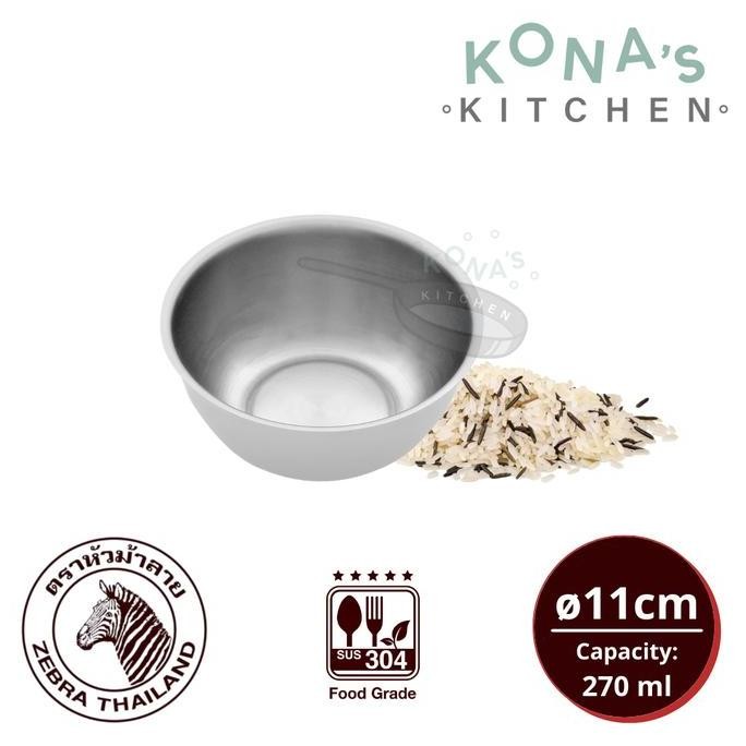 Zebra Bowl 11 Cm (224111) / Mangkuk Stainless TM