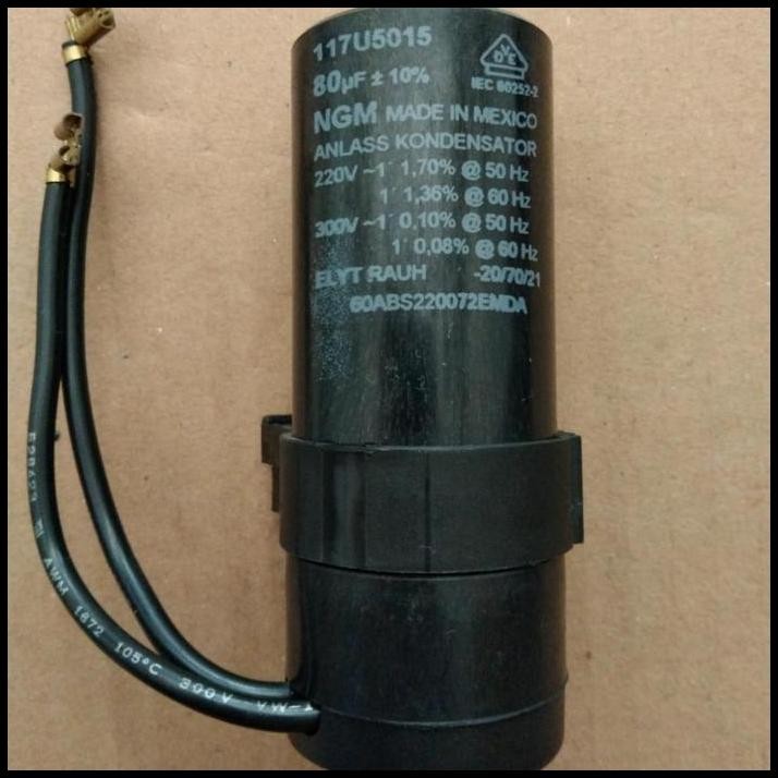Kapasitor Capasitor Motor Kompresor Kulkas Freezer Starting 80 mF uf