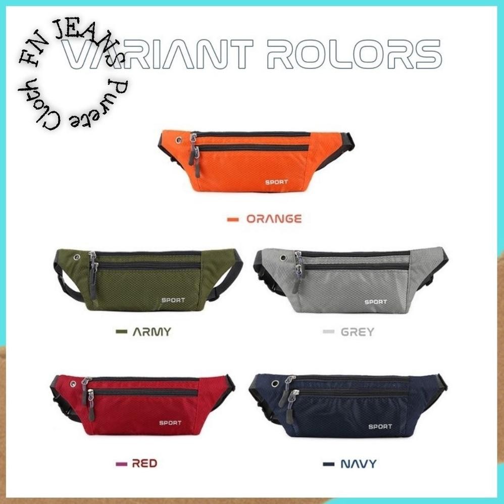 latest products Tas Waistbag Kecil Pria Wanita Sport Olahraga Tas Pinggang Selempang TPS 02