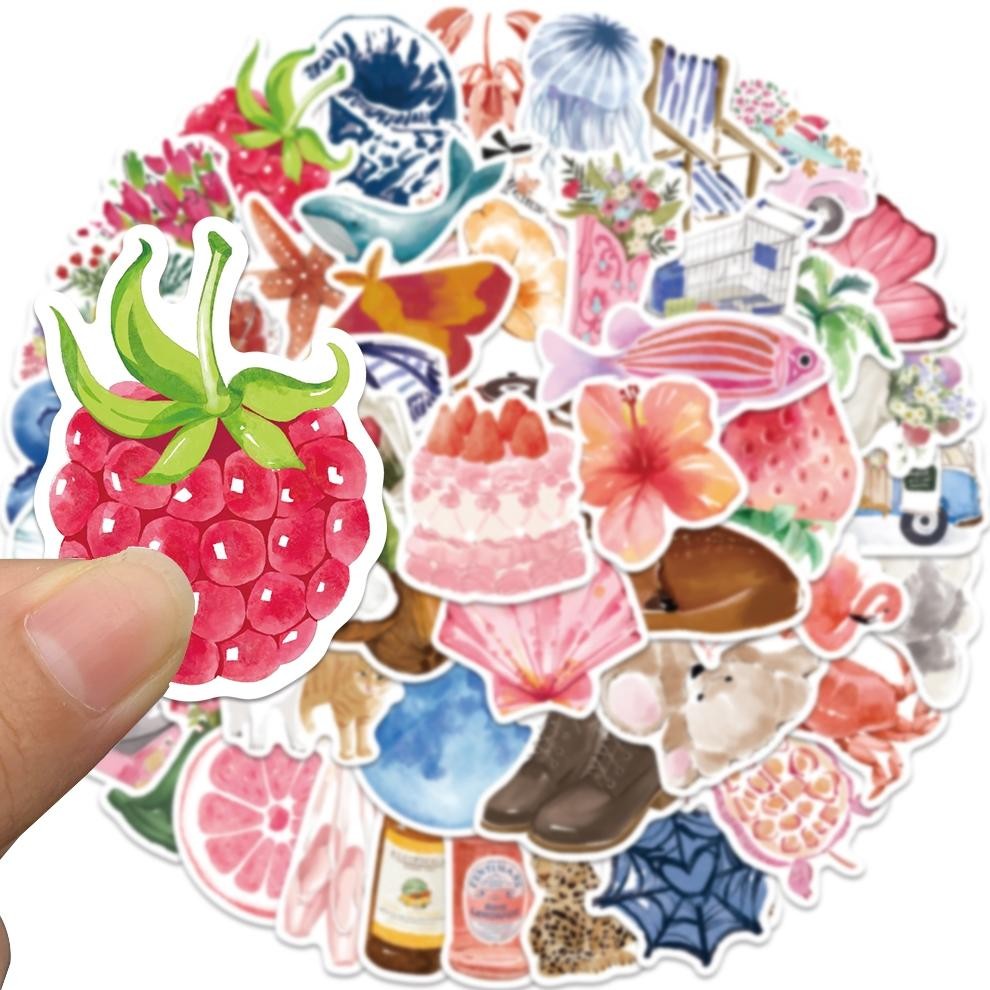 

Stiker Set Stiker Paket Lucu Cat air Stiker merah muda Stiker Anti Air Stikers Berperekat Waterproof sticker decal buat Motor Helm Buku Journal Koper Casing HP Laptop Botol Minum FP-68