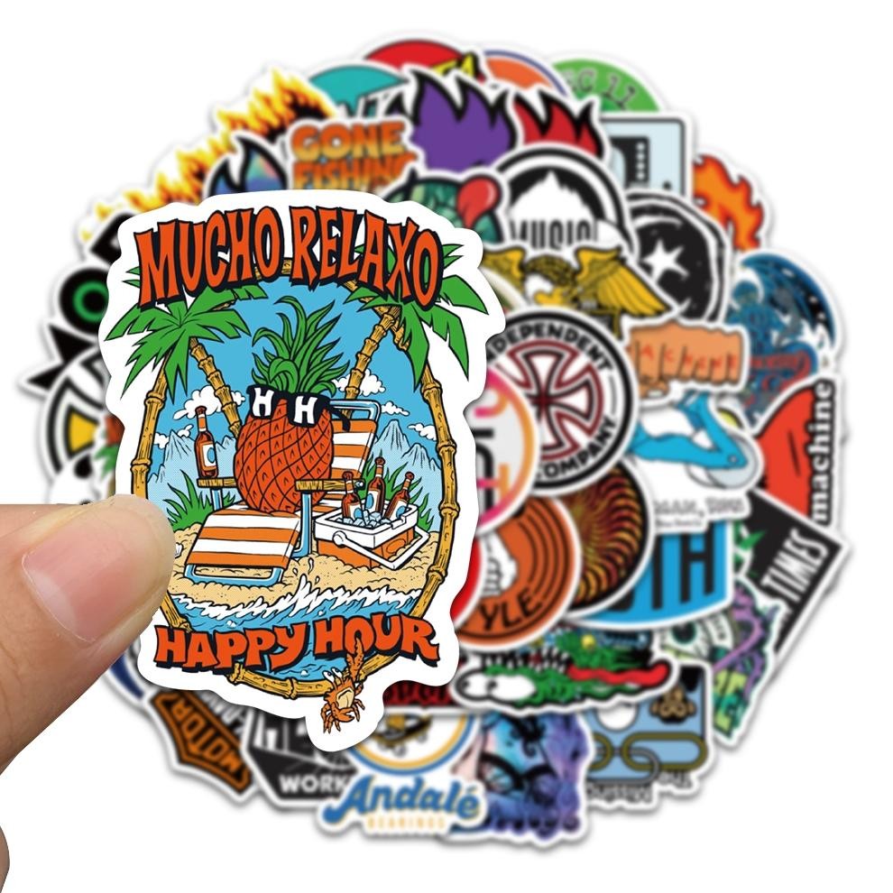 

Stiker Set Stiker Paket Hot logo brand Stiker aesthetic Stiker Anti Air Stikers Berperekat Waterproof sticker decal buat Motor Helm Buku Journal Koper Casing HP Laptop Botol Minum ER-36