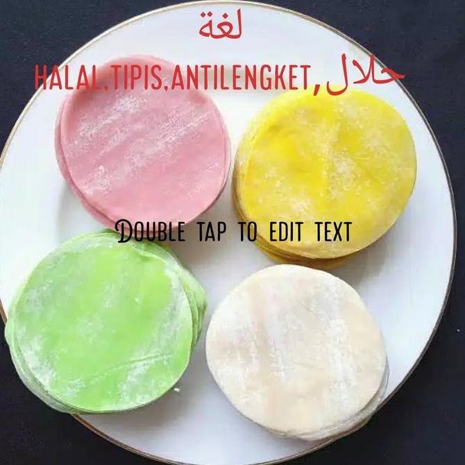 

RPS kulit dimsum isi 50 lembar 4 warna