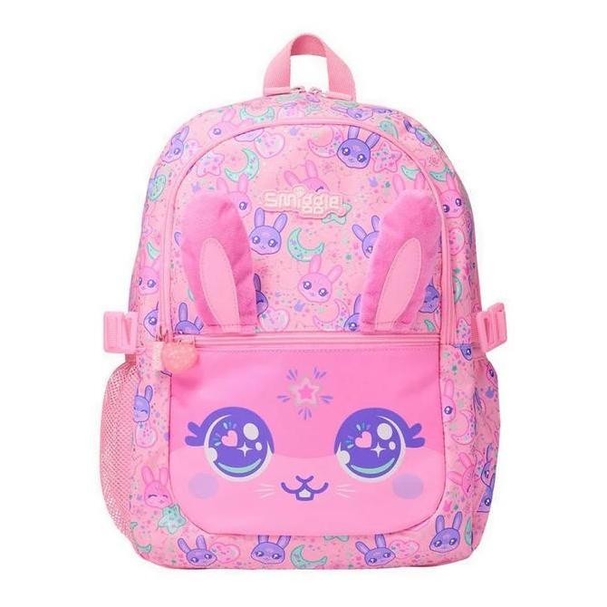 Smiggle All Star Backpack/Original/Bunny Pink