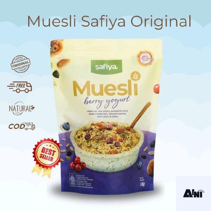 

Rps Muesli Safiya Berry Yogurt Kemasan 1Kg Teman Saat Sahur