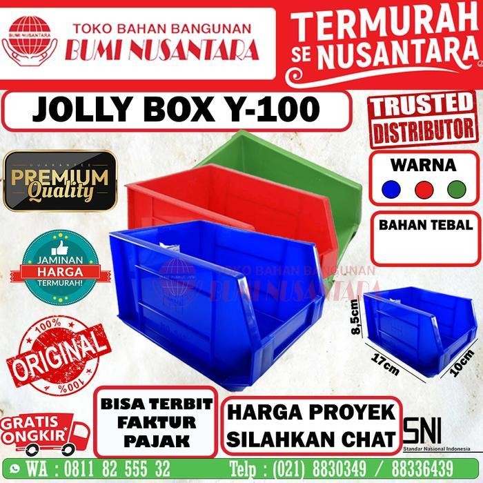 Jolly Box Kotak Susun Serbaguna Sparepart Baut Aksesoris Yth Jx100 Hnt