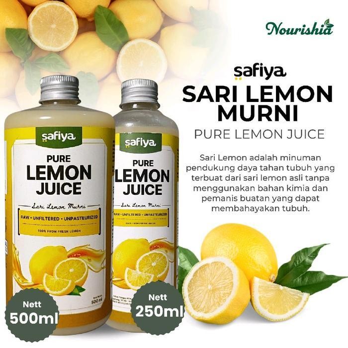 

Rps Sari Lemon Murni Safiya 500 Ml 100% Juice Murni SegarFresh Detox Sehat Tanpa Pengawet Jeruk Minuman