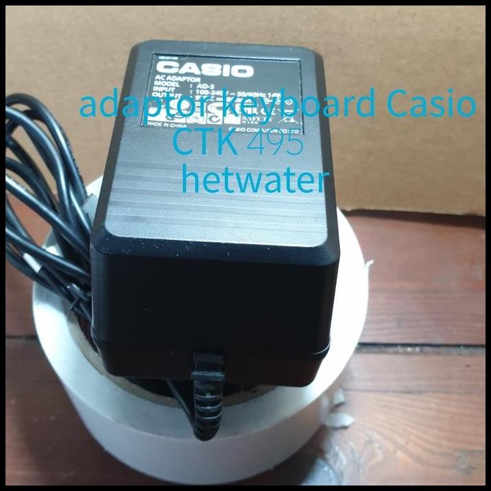 NEW Adaptor Keyboard Casio CTK 495 AC Power Supply AD-5 CTK LK Series