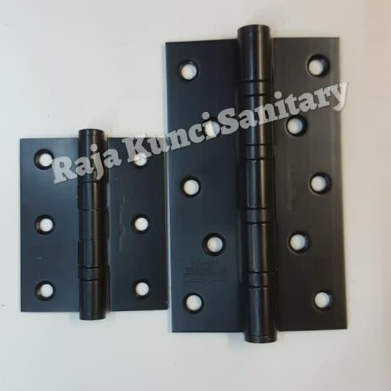 Engsel Dekson Hitam 5"X3"X3Mmx4Bb.Engsel Dekson 5" Stainless Sus 304