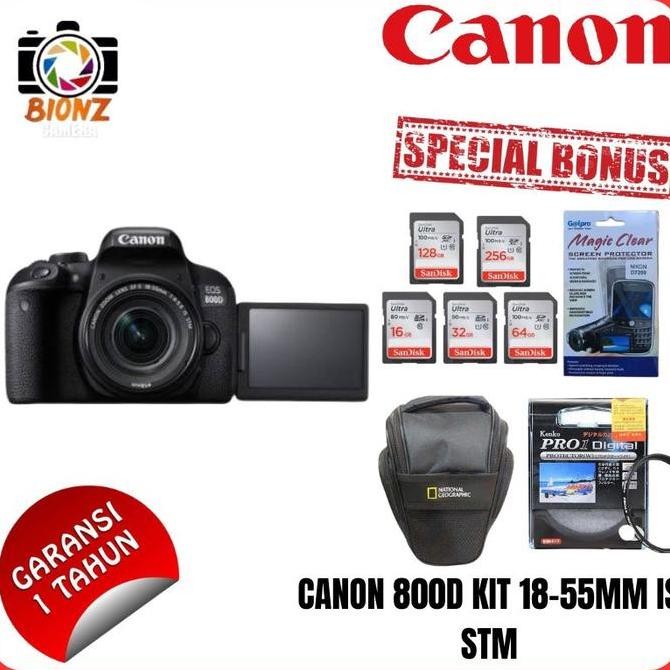Promo KAMERA CANON 800D KIT 18-55 IS STM / KAMERA CANON 800D KIT 18-55 IS STM / KAMERA CANON 800D KI