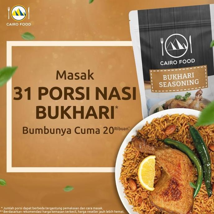 

Bumbu Bukhari Seasoning - Cairo Food 100 Gr Terlaris