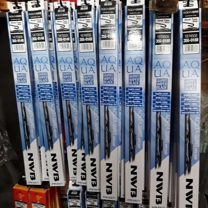 WIPER BLADE NWB 16" AQUA GRAPHITE MODEL STANDARD