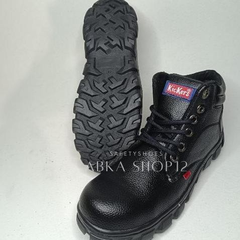Baru Sepatu Safety Boot Tali Proyek Kerja Pria