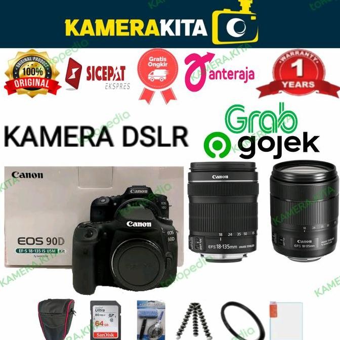 Promo CANON EOS 90D KIT 18-135MM IS USM / CANON 90D KIT 18-135MM USM COD