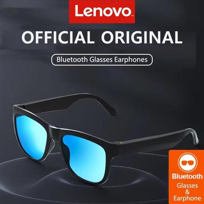 Tersedia Lenovo Lecoo C8 Smart Glasses Wireless Bluetooth Headset Outdoor Sport