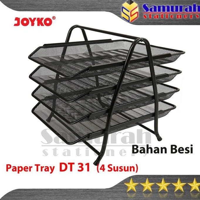 

Stok Terbatas Joyko Document Tray Besi 4 Tingkat Dt-31 - Rak File Surat Arsip Kantor