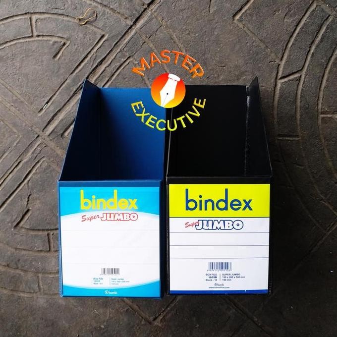 

Stok Terbatas Bindex Boxfile Super Jumbo Hitam / Biru 1035B Ukuran Besar