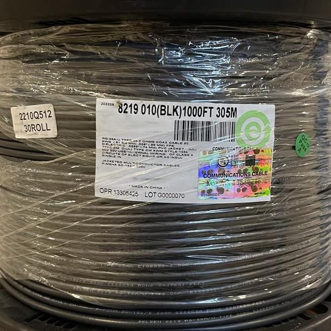 Original Ori Kabel Rg58 Belden 8219 305Meter Co