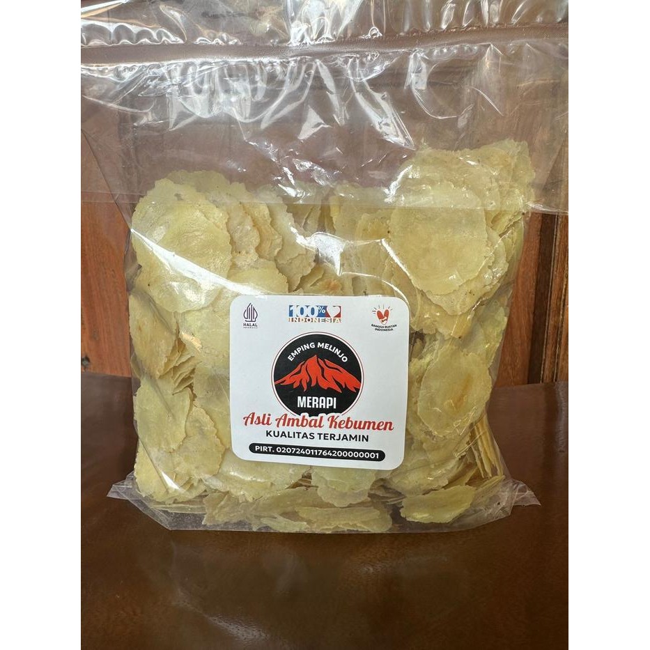 

FF EMPING MELINJO 500gram ASLI KEBUMEN KERING PASAR Cemilan Snack