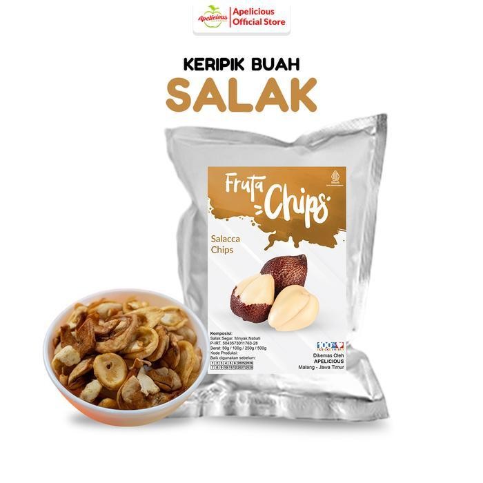 

FF APELICIOUS Keripik Salak Fruta Chips 50g, - Kripik Food Snacks Cemilan